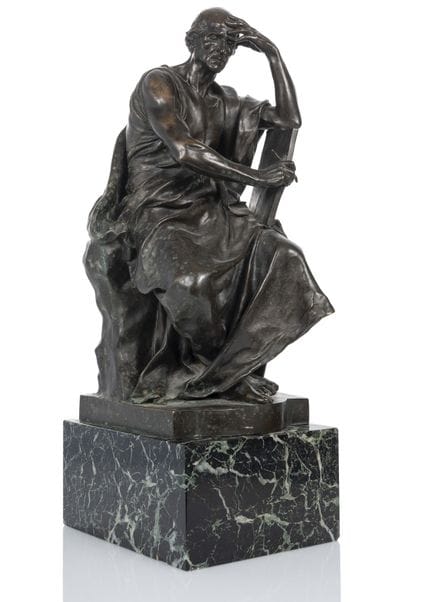 Dubois, Paul
1829 - 1905

H. 47/12 cm

"L'Etude et