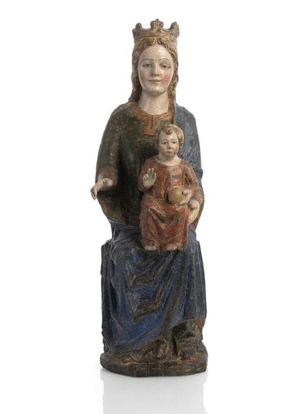 Vierge trônante
probablement France, vers 1400

H.