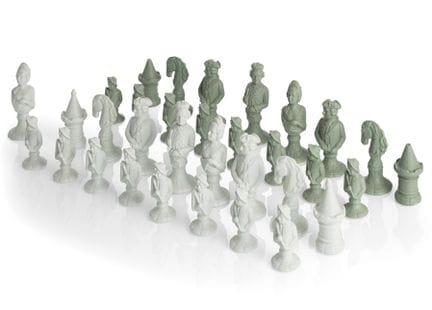 Pièces d'échecs en porcelaine
Fürstenberg, XXe siè