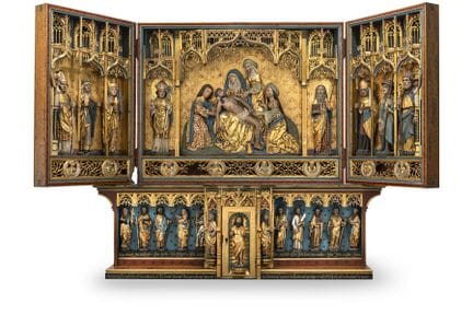 Retable à volets de style gothique tardif
Allemagn
