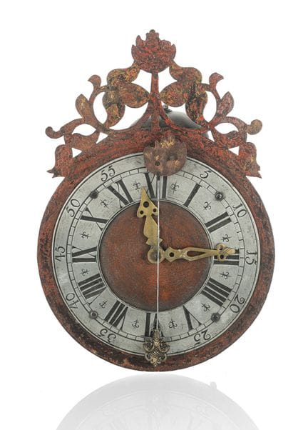 Horloge murale en fer
Fin du XVIIe siècle

36 x 25