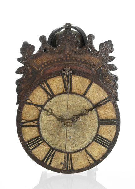 Horloge murale en fer
probablement d'Allemagne du 