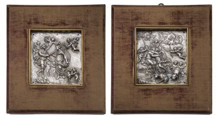 Paire de panneaux en relief en argent
Peter Winter
