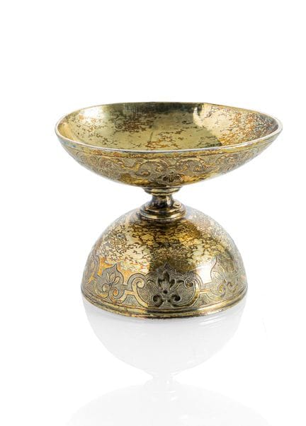 Coupe à œufs en vermeil
Augsbourg, vers 1720/30

H