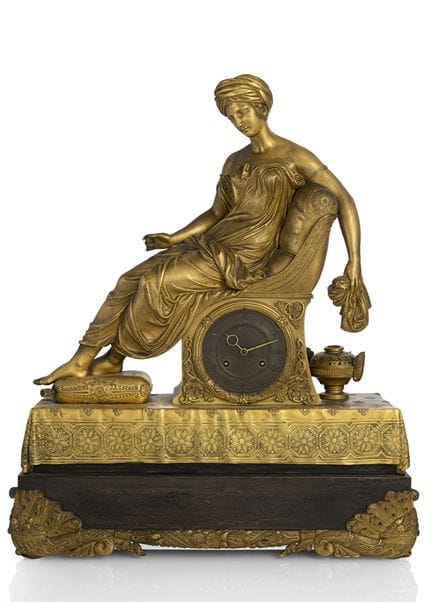 Grande pendule à l'odalisque
Paris, XIXe siècle

H
