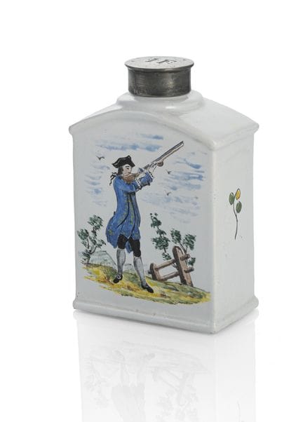 Boîte à thé représentant un chasseur
Hoechst, vers