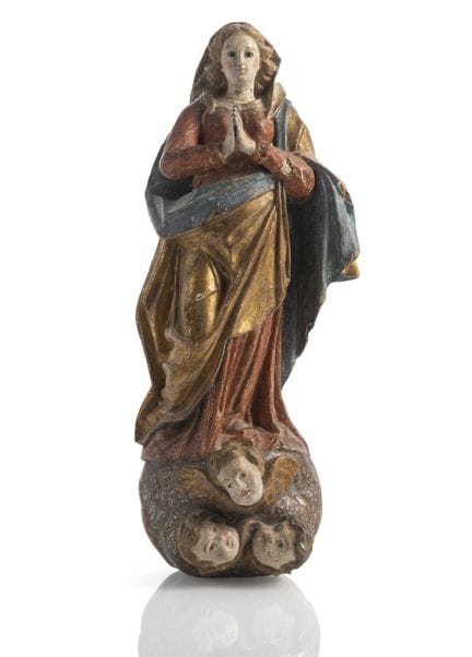 Marie Immaculée sur le globe terrestre
Italie, XVI