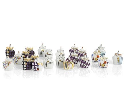 22 figurines miniatures
Meissen, XXe siècle

3,9 x