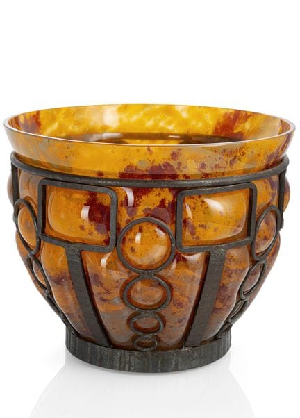 大型新艺术风格花瓶/碗“Verre de Jade”
达姆兄弟（Daum Frères），南锡 / 