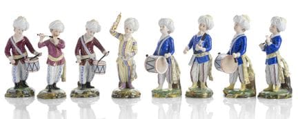 Groupe de 16 musiciens de la « Türkenkapelle »
Höc