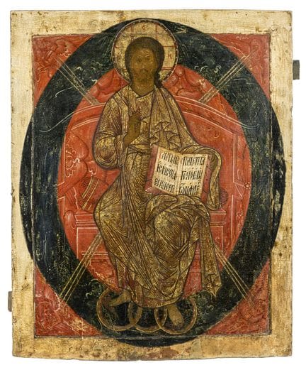Le Christ Pantocrator
Russie, vers 1600

73 x 59 c