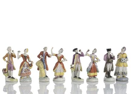 四季系列中的八幅成对雕像
林巴赫，约 1780 年

高 16.5/17.5 厘米

春、夏、秋、冬