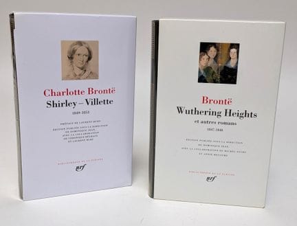 Lote de dos libros: 
Charlotte BRONTE. 
«Shirley -
