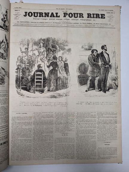 LE JOURNAL POUR RIRE. Bildzeitung, humoristische, 