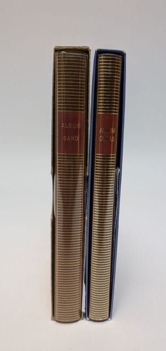 Set aus zwei Bänden.
Marguerite DURAS und Georges 