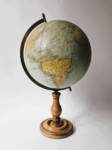 G. THOMAS - Editor, PARÍS. 
Mapa del mundo de cart