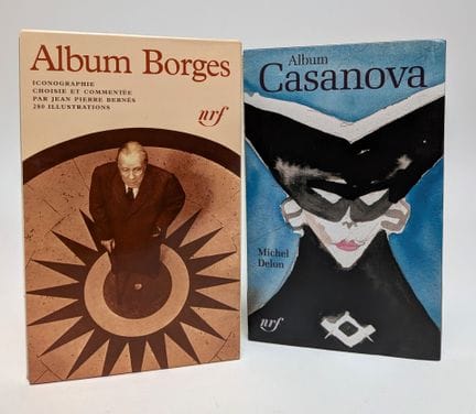 Set mit zwei Bänden. 
BORGES und CASANOVA. 
In ihr