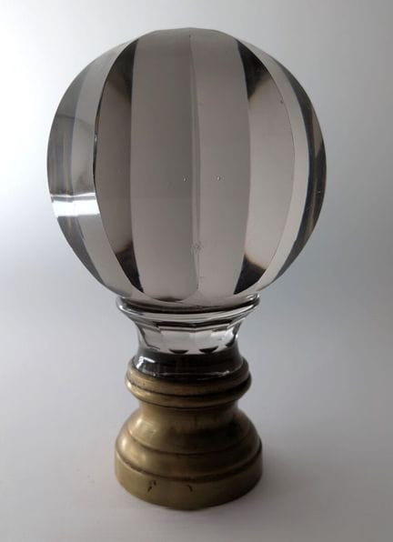 Bola de cristal para escalera con decoración de ne