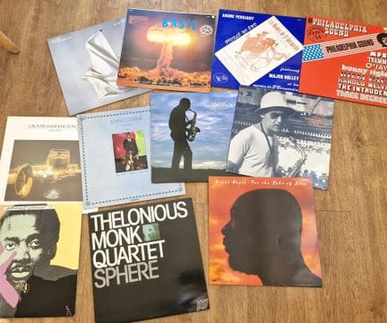 Lote de once discos de vinilo de 33 rpm (música so