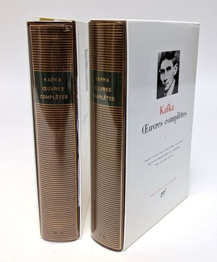 KAFKA.
«Obras completas», volúmenes I y II. 
En su