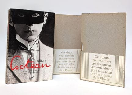 Set mit drei Bänden. 
COCTEAU, GIONO, GIDE.
In ihr