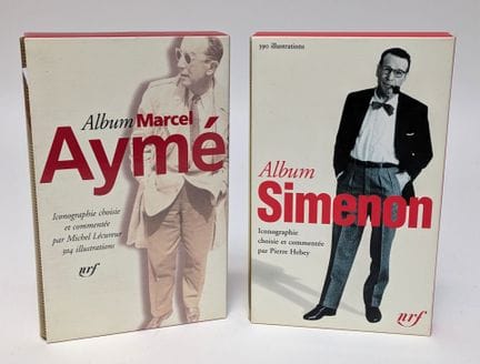 Lote de dos álbumes. 
Marcel AYME y SIMENON. 
En s