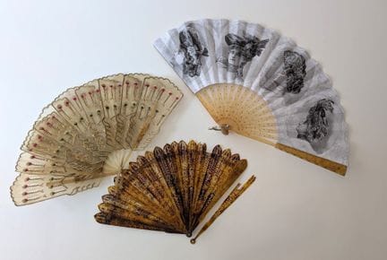 A set of three fans consisting of: 
- A fan with p