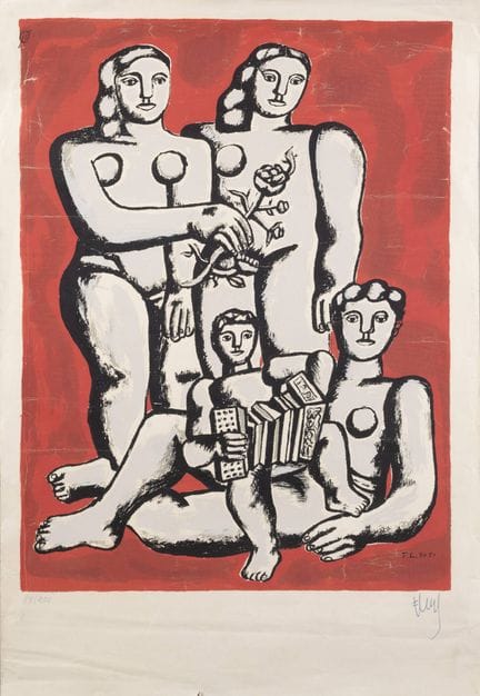 LEGER FERNAND (nach)
„Accordianist's Family“ (1954