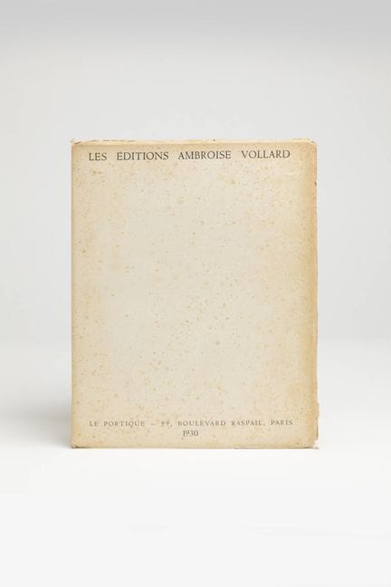 未确定
“Les éditions Ambroise Vollard”，1930年
28.5×23

