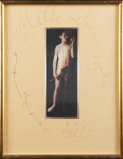 LUIGI ONTANI
Vergato (BO) 1943
"EvAdamo"
21.5 x 8.