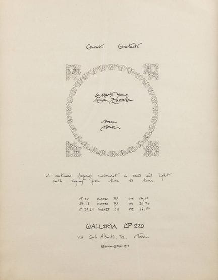 MELLO FRANCO
Gênes, 1945
Invitation au concert de 