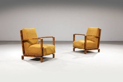 FABRICATION ITALIENNE
Paire de fauteuils
Structure