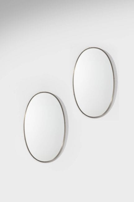 FABRICATION ITALIENNE
Paire de miroirs muraux
Cadr