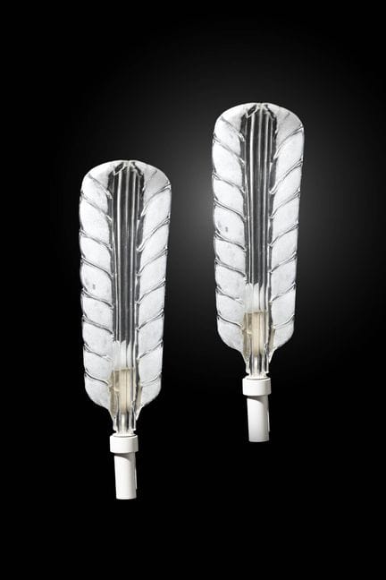BAROVIER &amp; TOSO
Paire d'appliques
Structure en