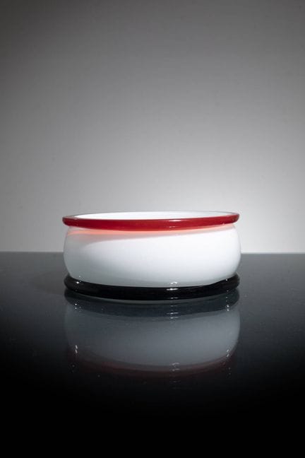SOTTSASS ETTORE
Coupe Palladia
Verre opalin laiteu