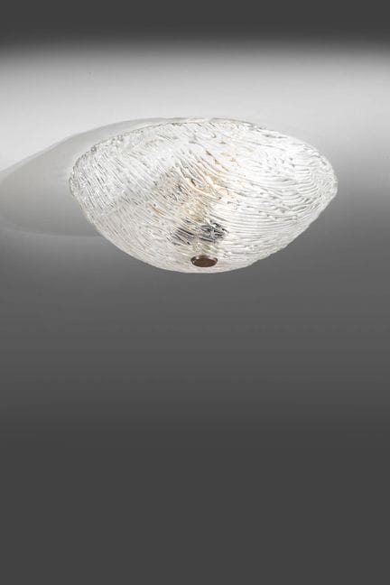 VENINI
Plafonnier
Diffuseur en verre imitation éco