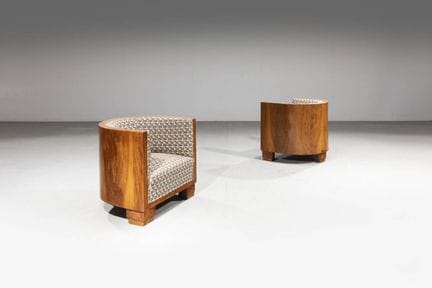 FABRICATION ITALIENNE
Paire de fauteuils
Structure