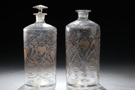 Deux carafes provenant de Scandinavie ou de Russie