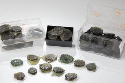 Lot hétérogène de sceaux en verre
Lot hétérogène d