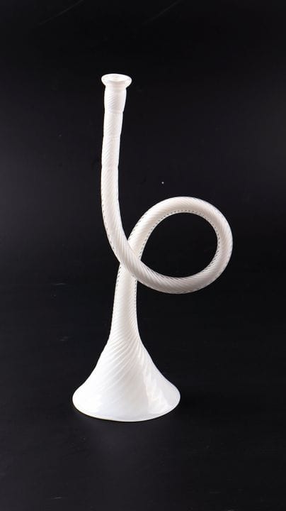Trompette en verre rare (cor de poste), Allemagne 