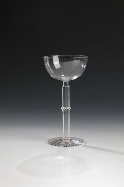Verre à vin rare conçu par Josef Hoffmann (design)