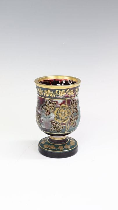 Verre à pied « Bohemia », vers 1920/1930. Verre in