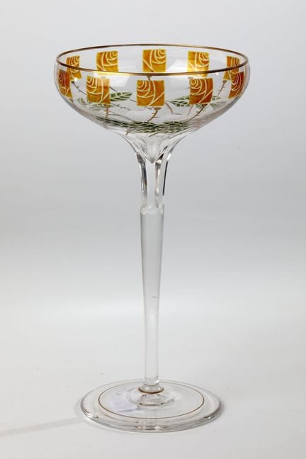 Bol « Champagne » avec frise de roses – Siegfried 