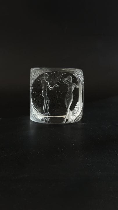 Objet en verre de Kristian Klepsch, Mizzi Glashütt