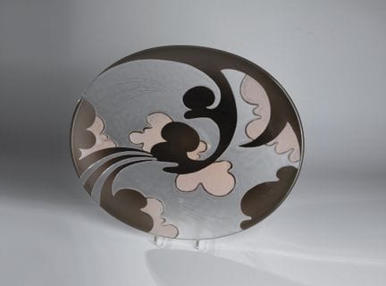 Grand bol d'Olle Alberius pour Orrefors, 1975. Bol