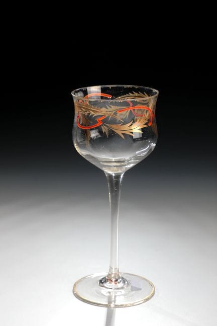 Verre à vin Emmy Seyfried, Munich, vers 1920. Verr