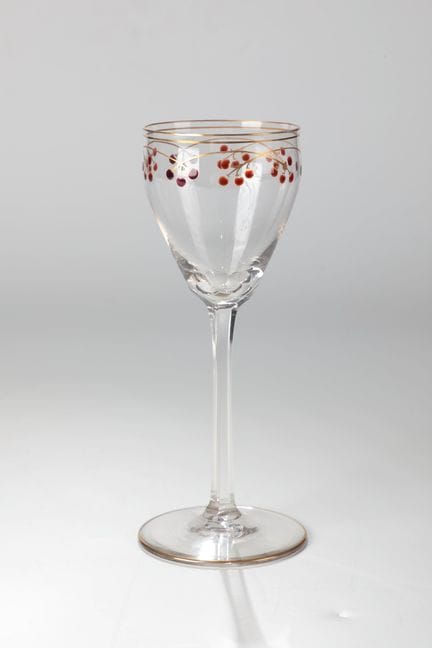 Verre à vin de la manufacture de cristal Theresien