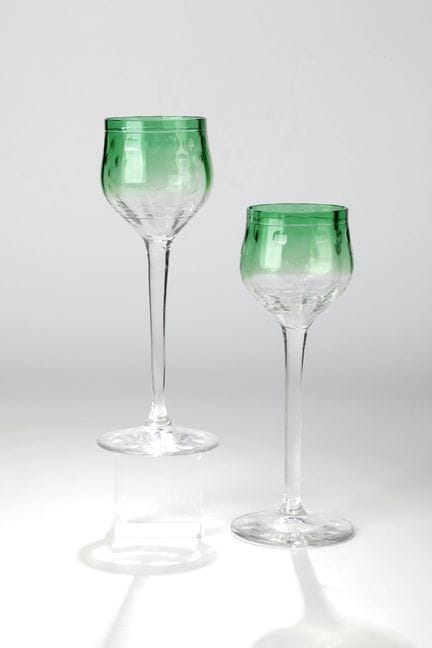 Paire de verres à vin rares « Meteor »
Paire de ve