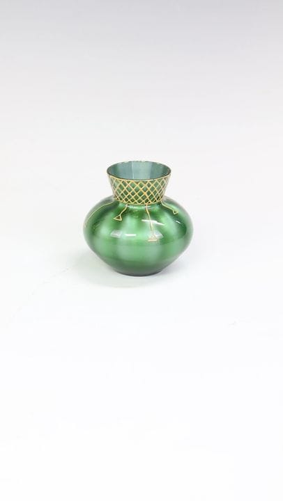 Vase « green metallin » Loetz Wwe., Klostermühle, 