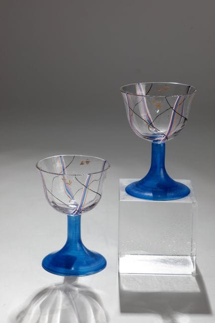 Paire de verres à liqueur : Josef Hoffmann (forme)